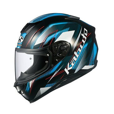 オージーケーカブト OGK KABUTO 8703 フルフェイスヘルメット AEROBLADE-5 GO ブラックライトブルー M