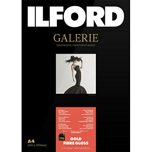 CtH[hbILFORD CtH[hM[S[ht@Co[OX 310g/m2iA4E50jILFORD GALERIE Gold Fibre Gloss 422217[422217]