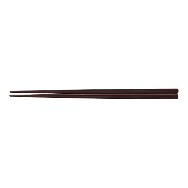 Chopsticks Sets - 福井クラフト｜Fukui Craft PBT樹脂製 筋目四角箸（10膳入） エンジ 22.5cm ＜RHSS504＞[RHSS504]