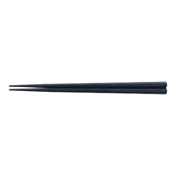 福井クラフト｜Fukui Craft PBT樹脂製 チェック六角箸（10膳入） 黒 21cm ＜RHST001＞[RHST001]