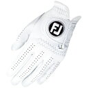 フットジョイ｜FootJoy ゴルフグローブ ピュアタッチ PURE TOUCH(ホワイト/24cm)FGPUWT