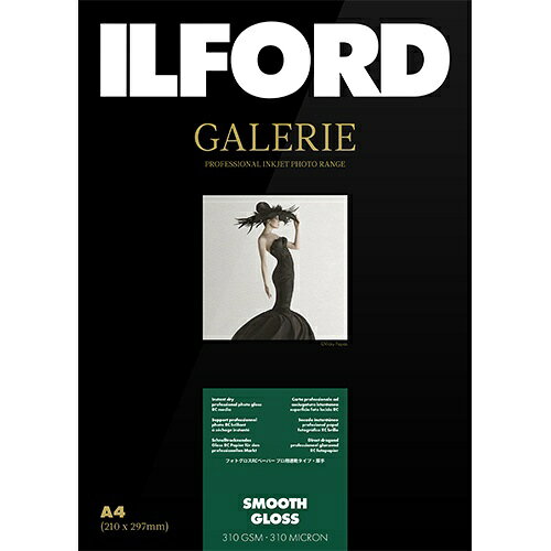 ILFORD�å���ե����� ����ե����ɥ����꡼���ࡼ�������� 310g/m2 (A4��100��) ILFORD GALERIE Smooth Gloss 422342[422342]