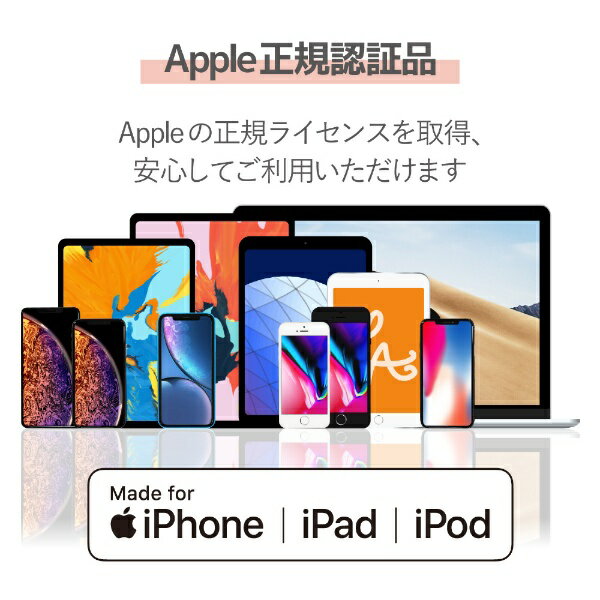 ELECOM｜エレコム iPhone 充電ケーブル Type-C ライトニングケーブル 1m PD 対応 M...