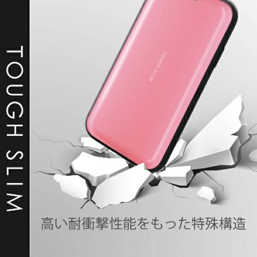 エレコム　ELECOM iPhone 11 6.1インチ対応 TOUGH SLIM シェルフラップ ピンク PM-A19CTSSPN