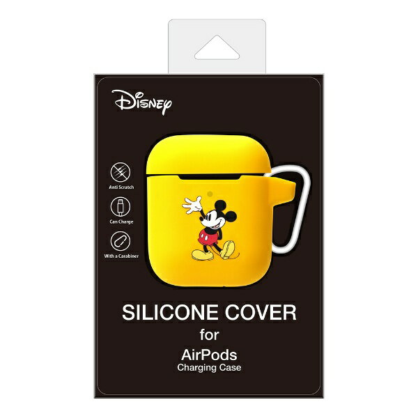 PGA｜ピージーエー Air Pods充電ケース用 シリコンカバー 株式会社PGA ミッキーマウス PG-DAPC01MKY