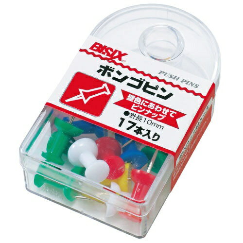 ミツヤ｜mitsuya [ピン] ボンゴピン 5色込（17個入） BX1-3-AS