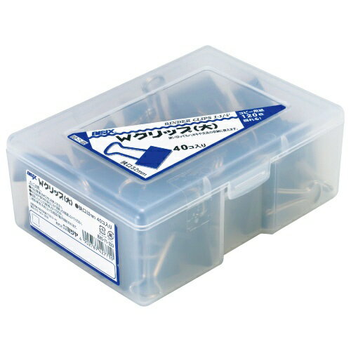 ミツヤ｜mitsuya [ダブルクリップ] 大（40個入） BX5-71-320