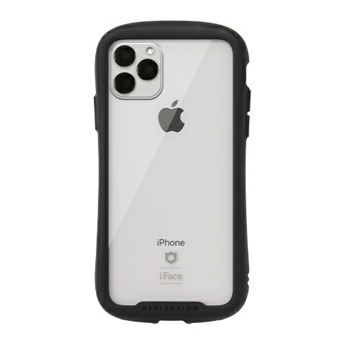 HAMEE｜ハミィ iPhone 11 Pro Max 6.5インチ iFace Reflection強化ガラスクリアケース 41-907405 ブラック