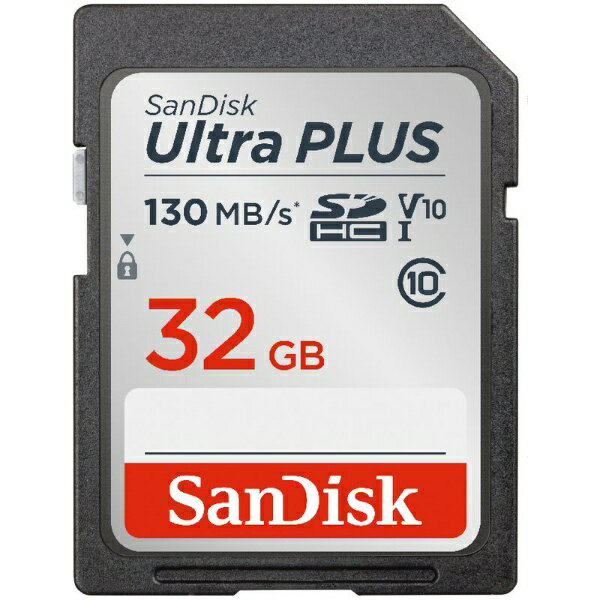 【まとめ買いで最大10 OFFクーポン(5/31まで)】 サンディスク｜SanDisk SDHCカード Ultra PLUS（ウルトラ プラス） SDSDUW3-032G-JNJIN Class10 /32GB SDSDUW3032GJNJIN