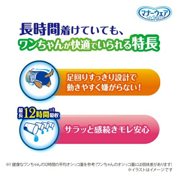 ユニチャーム｜unicharm マナーウェアペット用長時間紙オムツL26枚 3