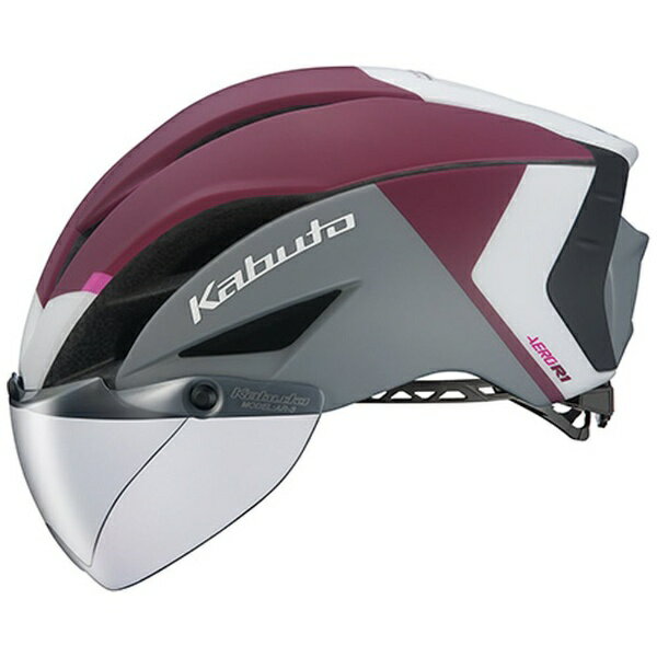 OGK｜オージーケー 自転車用 サイクル ヘルメット AERO-R1(L-XLサイズ/G-2 マットダークレッド)6243639【返品不可】
