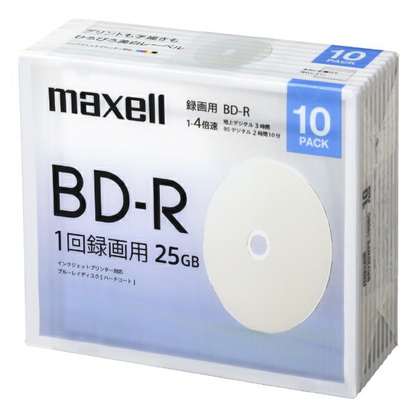  マクセル｜Maxell 録画用BD-R マクセル BRV25WPE.10SBC 