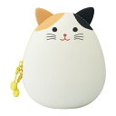 リヒトラブ|LIHIT LAB. エッグポーチ BIGサイズ SMART FIT PuniLabo A-7783-7 ミケネコ