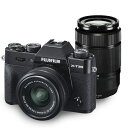 富士フイルム　FUJIFILM X-T30WZLK-B　ミラーレス一眼カメラ　ダブルズームレンズキット FX-T30WZLK-B ブラック [ズームレンズ+ズームレンズ][FXT30WZLKB]