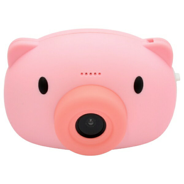 楽天楽天ビック（ビックカメラ×楽天）ハイテックマルチプレックスジャパン｜Hitec Multiplex Japan Mini Kids Camera BABY PIG（ミニキッズカメラこぶた） HWC11-PK ピンク[HWC11PK]