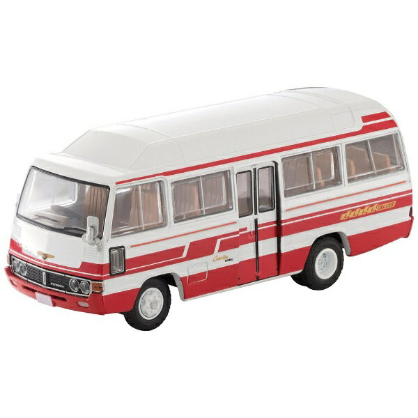 トミーテック　TOMY　TEC トミカリミテッドヴィンテージ LV-184a トヨタ コースター ハイルーフ デラックス車（白/赤）