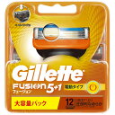 ジレット　Gillette Gillette（ジレット） フュージョン 5＋1 パワー 替刃 12個入 〔ひげそり〕