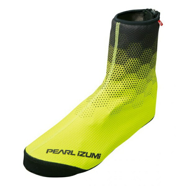 パールイズミ｜PEARL IZUMI メンズ ウィンドブレーク プリント シューズカバー(Mサイズ/ネオンイエロー） 7997