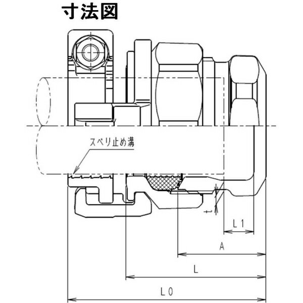 川西水道機器｜SKカワニシ SKカワニシ　塩ビ管用継手　SKXパイプエンドV50 SKX-END-V50