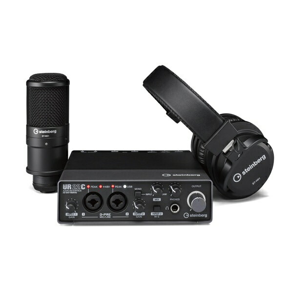 STEINBERG　スタインバーグ USBオーディオインターフェース UR22C Recording PACK UR22CRP[UR22CRP]