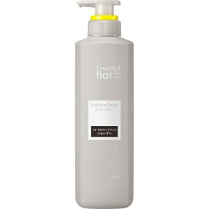 花王｜Kao Essential（エッセンシャル）flat ボリュームダウン シャンプー ポンプ 本体 500mL