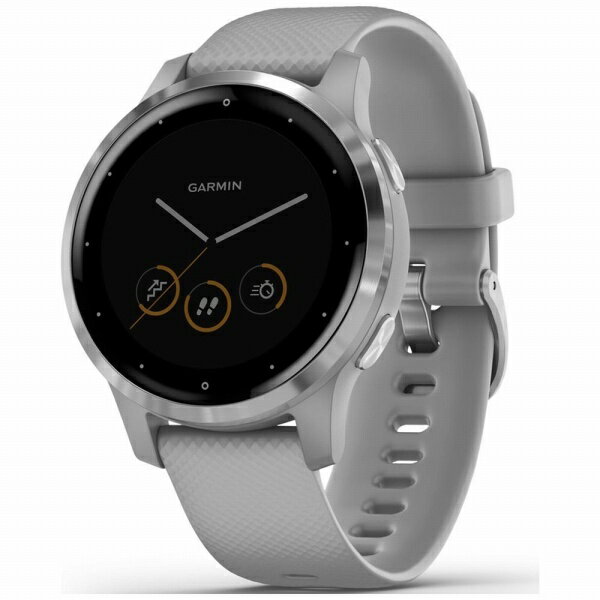 GARMIN　ガーミン vivoactive 4S Powder Gray / Silver【Suica対応】 010-02172-07[100217207]