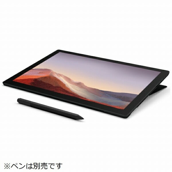 マイクロソフト　Microsoft 　SurfacePro7 [12.3型 /SSD 256GB /メモリ 8GB /Intel Core i5 /ブラック/2019年] PUV-00027 Windowsタブレット サーフェスプロ7[タブレット 本体 12インチ][PUV00027]