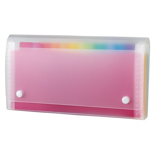 色別仕切りでさらに検索性を高めたドキュメントファィル長3サイズの郵便物や帳票等を色別仕切で分類整理間口が大きくので、帳票等が検索しやすく出し入れしやすい12仕切、13ポケット仕様なので帳票等の分類整理に最適オフィスや家庭でも書類をスッキリ収納管理