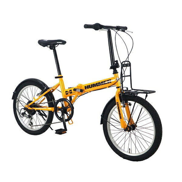 ハマー｜HUMMER 折りたたみ自転車 TANK-N Yellow FDB206TANK_N [20インチ]【キャンセル・返品不可】 【代金引換配送不可】