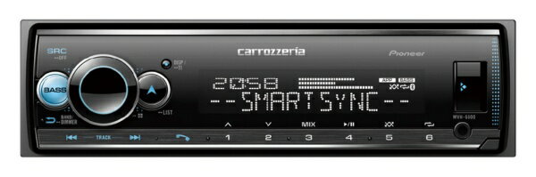 PIONEER｜パイオニア カロッツェリア(パイオニア) カーオーディオ 1DIN USB/Bluetooth MVH-6600[MVH6600]