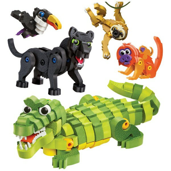 ハピネット｜Happinet bloco ブロッコ アニマルシリーズ トロピカルアニマルセットのサムネイル