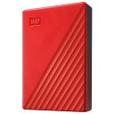 WESTERN DIGITAL｜ウェスタン デジタル WDBPKJ0040BRD-JESN 外付けHDD レッド 4TB /ポータブル型