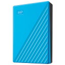 WESTERN DIGITAL｜ウェスタン デジタル WDBPKJ0040BBL-JESN 外付けHDD ブルー 4TB /ポータブル型