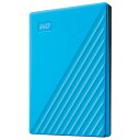 WESTERN DIGITAL｜ウェスタン デジタル WDBYVG0020BBL-JESN 外付けHDD ブルー 2TB /ポータブル型