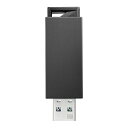 I-O DATA｜アイ・オー・データ USBメモリ U3-PSHシリーズ ブラック U3-PSH128G/K [128GB /USB TypeA /USB3.1 /ノック式][U3PSH128GK]【rb_pcacc】