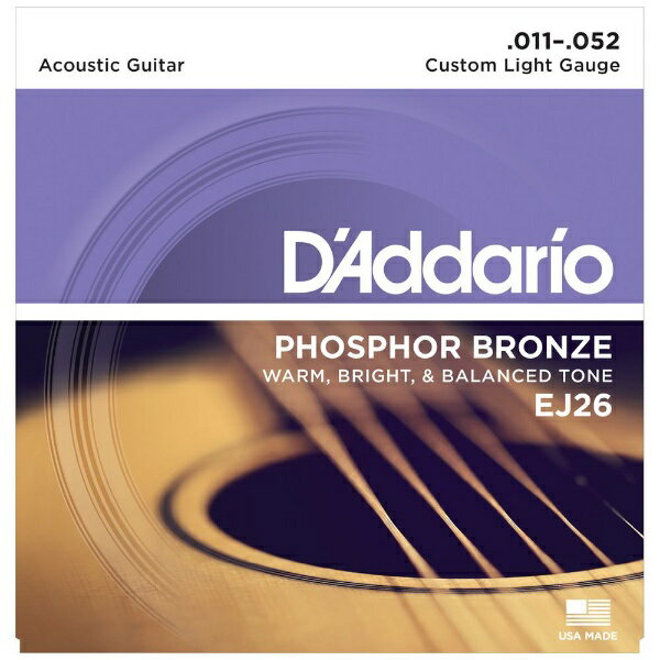 D’Addario｜ダダリオ アコースティックギター弦 EJ26