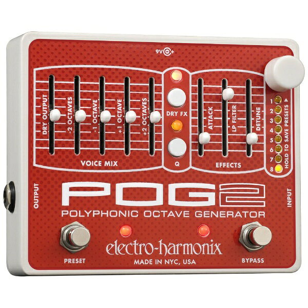 electro-harmonix｜エレクトロハーモニックス フィルター系エフェクター POG2