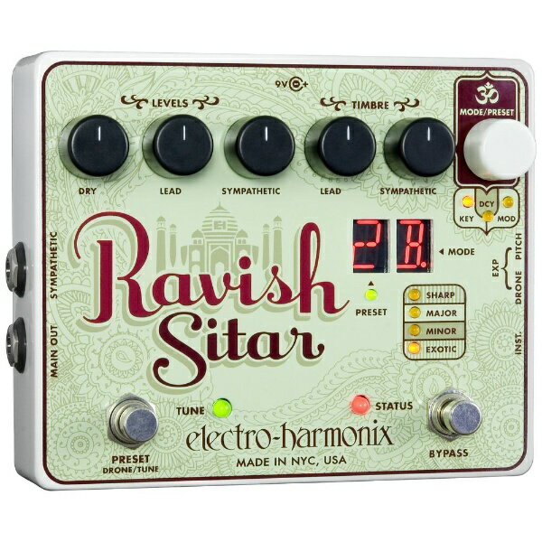 electro-harmonix｜エレクトロハーモニックス モデリング・マルチエフェクター RAVISH SITAR
