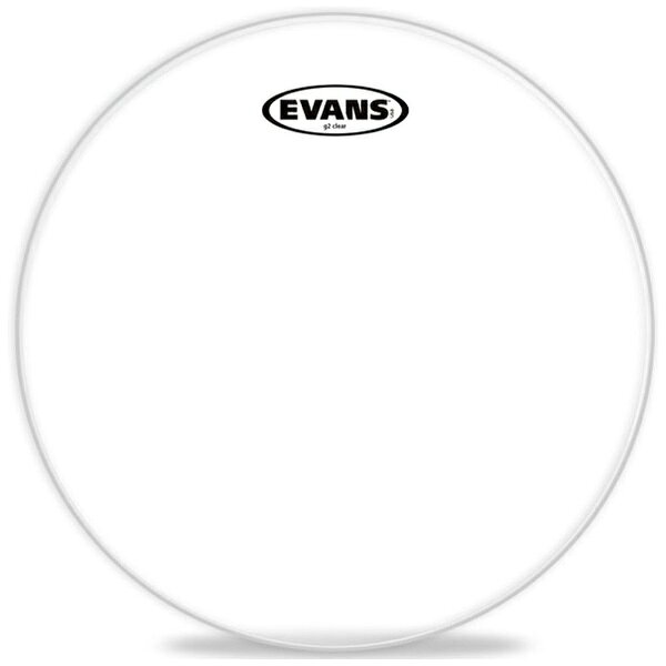演奏性だけでなく、チューニングの安定性にも優れたヘッドです。Evans G2 シリーズ