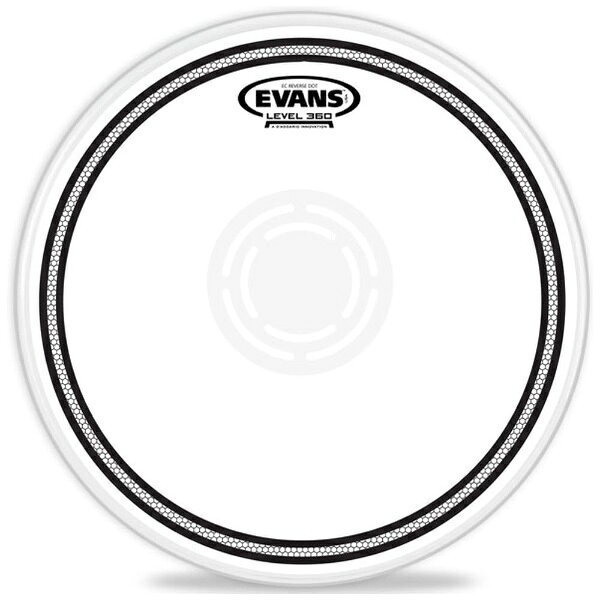 演奏性だけでなく、チューニングの安定性にも優れたヘッドです。Evans EC & EC1 Snare Batter シリーズ