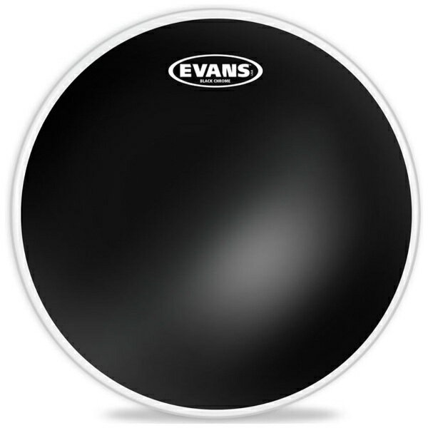 演奏性だけでなく、チューニングの安定性にも優れたヘッドです。Evans Black Chrome シリーズ