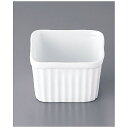 かんだ|KANDA 耐熱性陶器 四角スフレ S(10個入) <RSH2801>