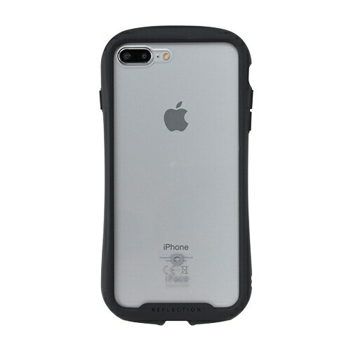 HAMEE｜ハミィ ［iPhone 8 Plus/7 Plus専用］iFace Reflection強化ガラスクリアケース 41-907481 ブラック