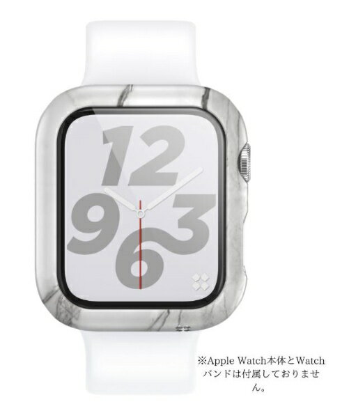 KUTUROGIAN｜クツロギアン AppleWatch 44mm （Series4）（Series5） CaseStudi PRISMART Case Marble White CSWTPRM44MW マーブルホワイト[CSWTPRM44MW]