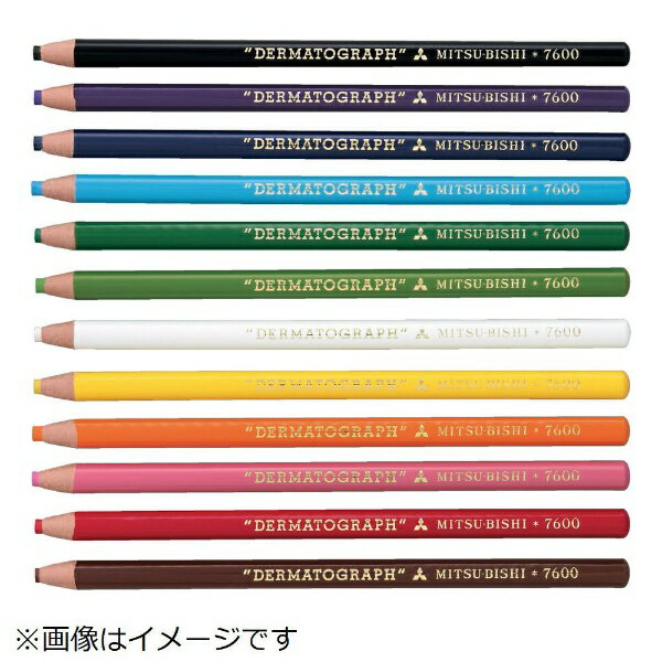 三菱鉛筆｜MITSUBISHI PENCIL 油性ダーマトグラフ 1ダース(12本) 黄緑 K7600.5