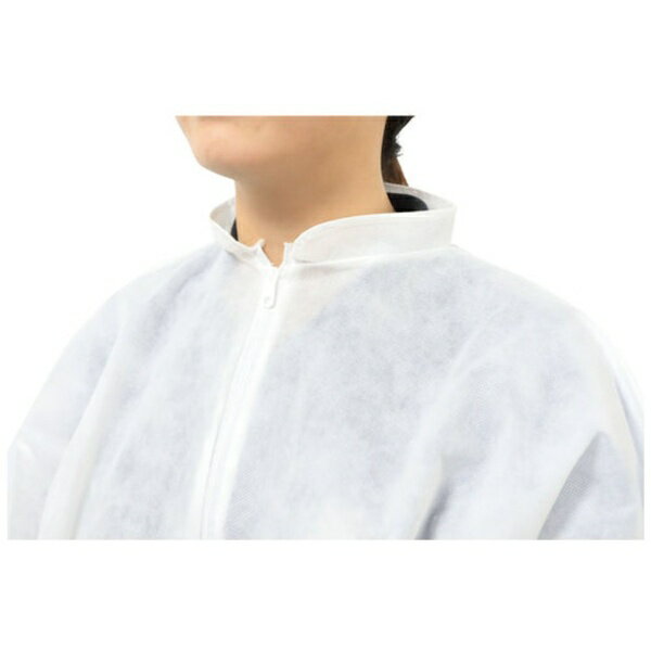 川西工業｜KAWANISHI INDUSTRY 川西　不織布つなぎ服スタンドカラータイプLサイズ 7024-L