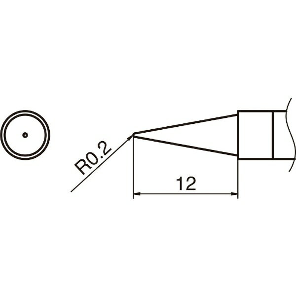 白光｜HAKKO 白光　こて先　BL型 T36-BL