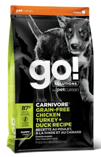 グローバル ペット ニュートリション｜Global Pet Nutrition GO!　カーニボア　パピー（チキンターキー＋ダック）1.6kg