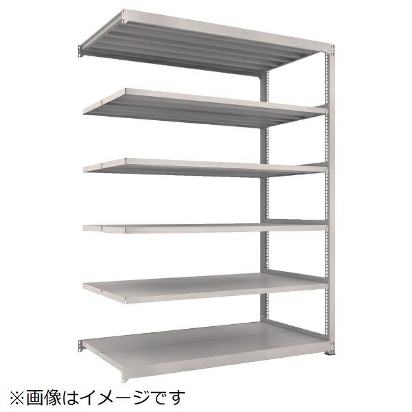 トラスコ中山｜TRUSCO NAKAYAMA TRUSCO　M3型中量棚　H2400　連結型　ネオグレー M3-86126B 【メーカー直送・代金引換不可・時間指定・返品不可】(4)