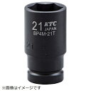 京都機械工具|KYOTO TOOL KTC 12.7sq.インパクトレンチ用ソケット(セミディープ薄肉)19mm BP4M-19T